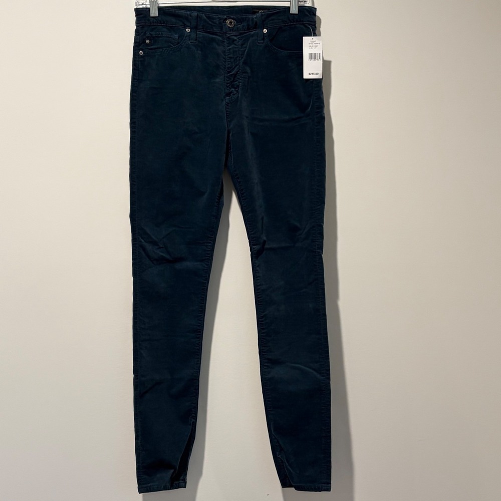 AG Adriano Goldschmied Farrah Skinny Jeans Royal Lagoon Blue Size 27 NEW